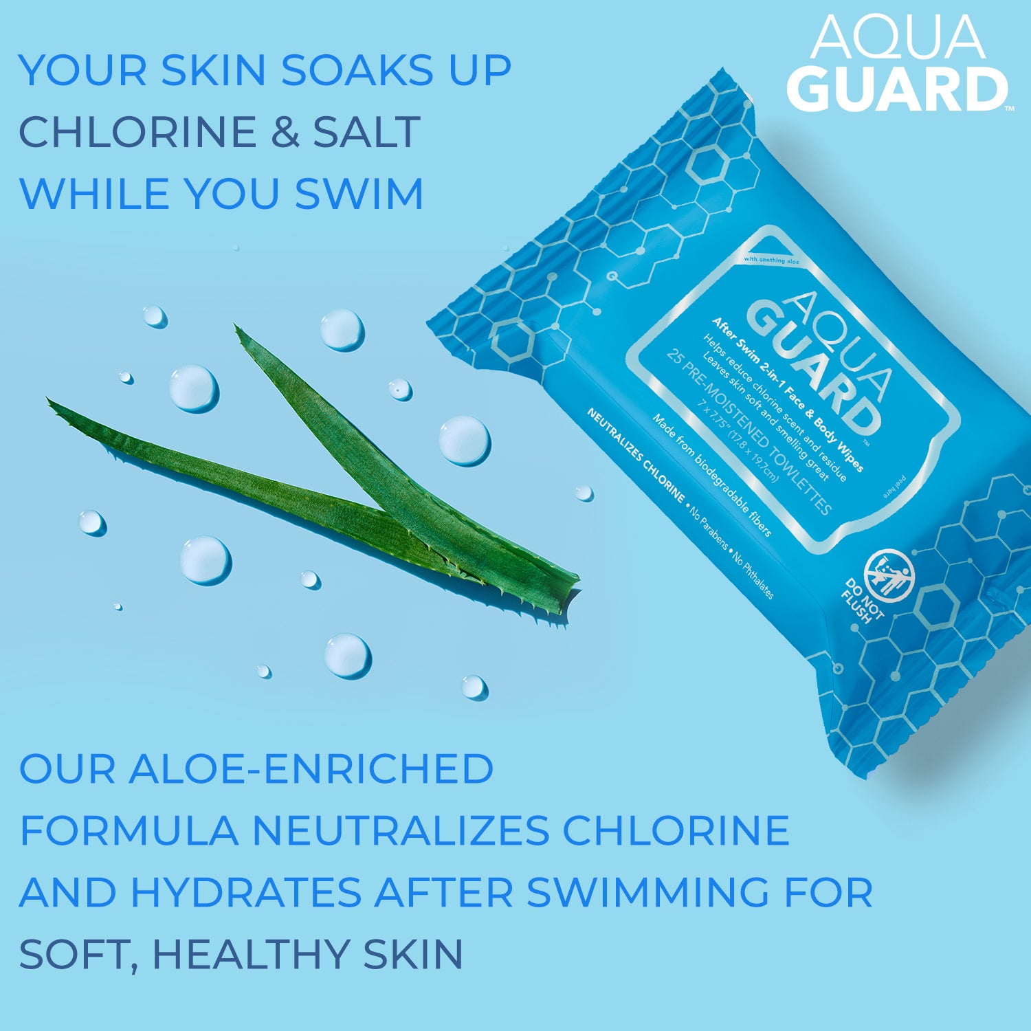 After-Swim Face & Body Wipes