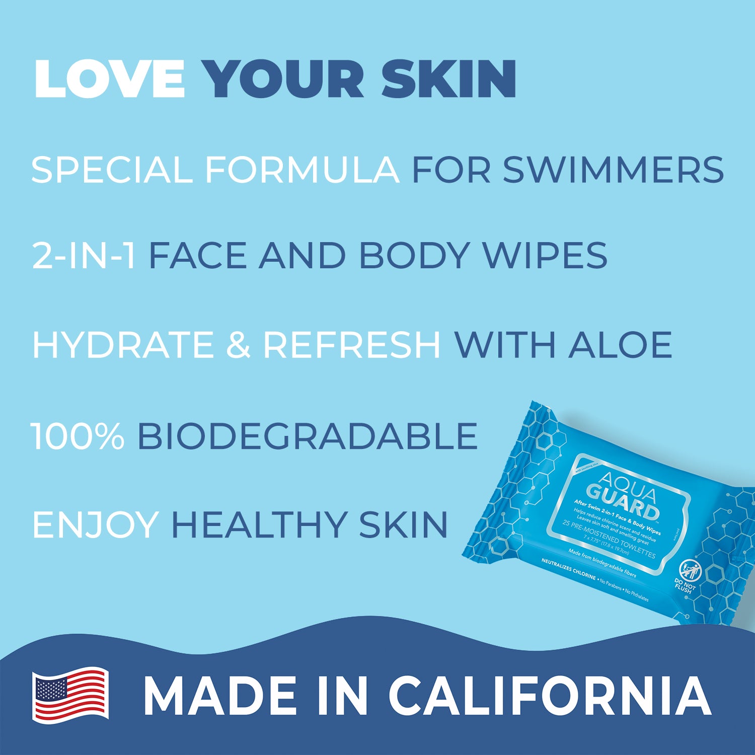 After-Swim Face & Body Wipes