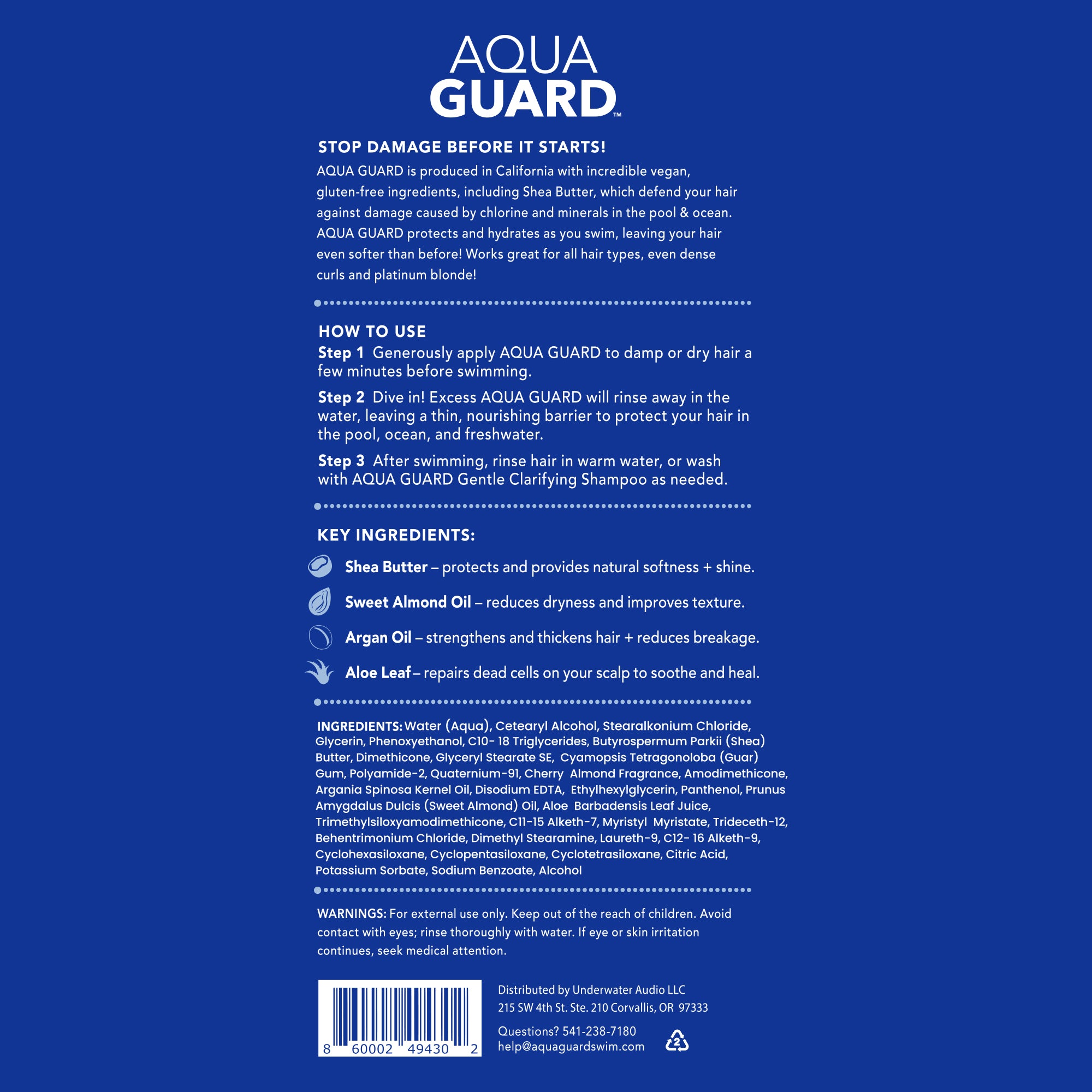 Pre-Swim Hair Defense - Family Size - Single