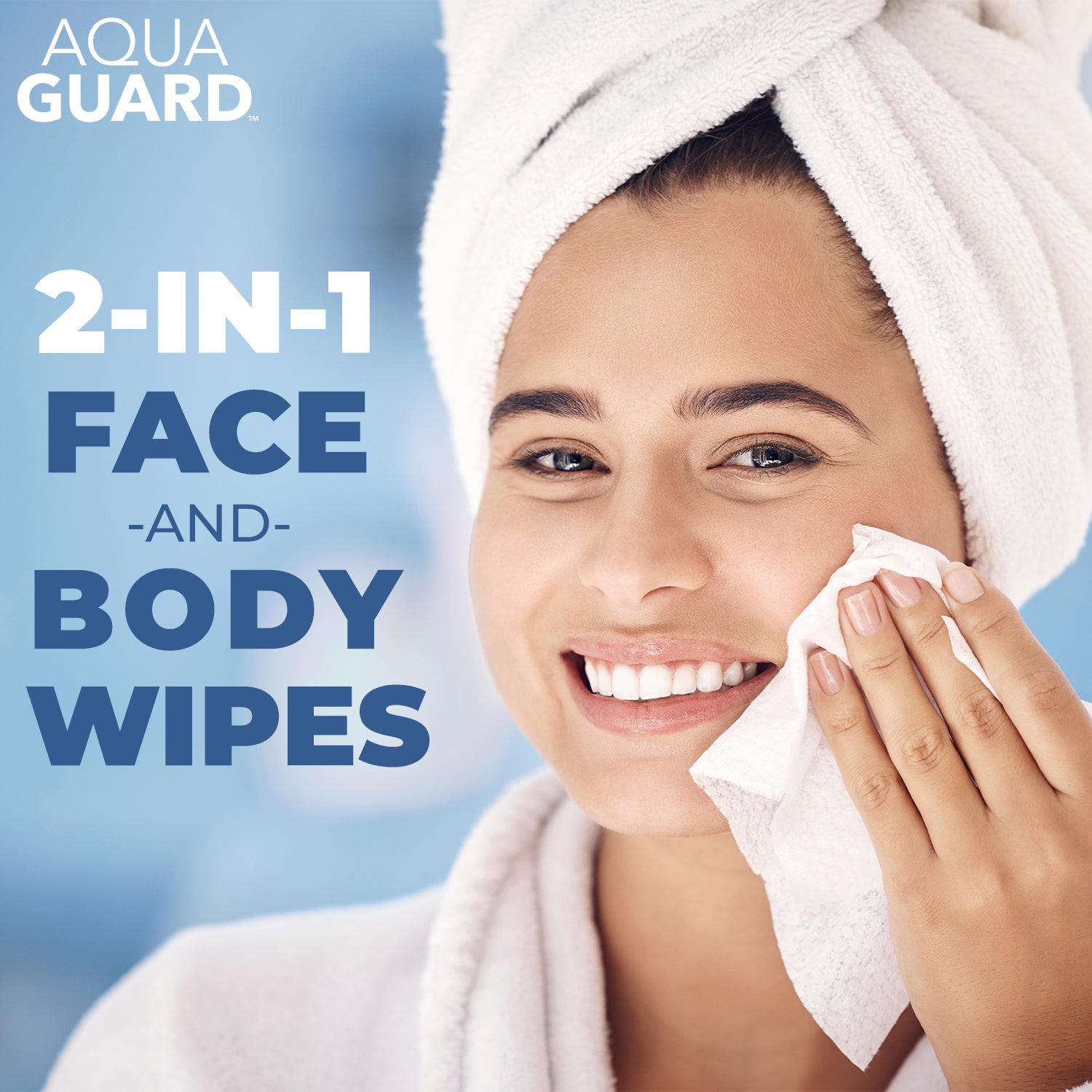After-Swim Face & Body Wipes - AquaGuard Defense