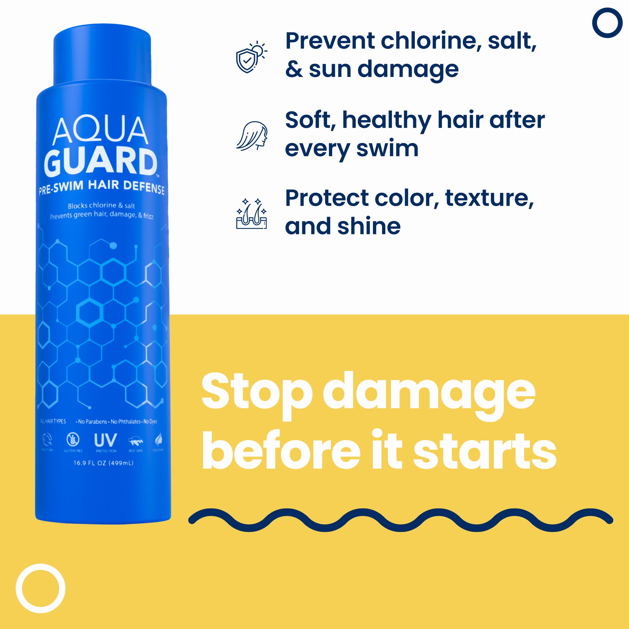 Pre-Swim Hair Defense - Family Size - Single